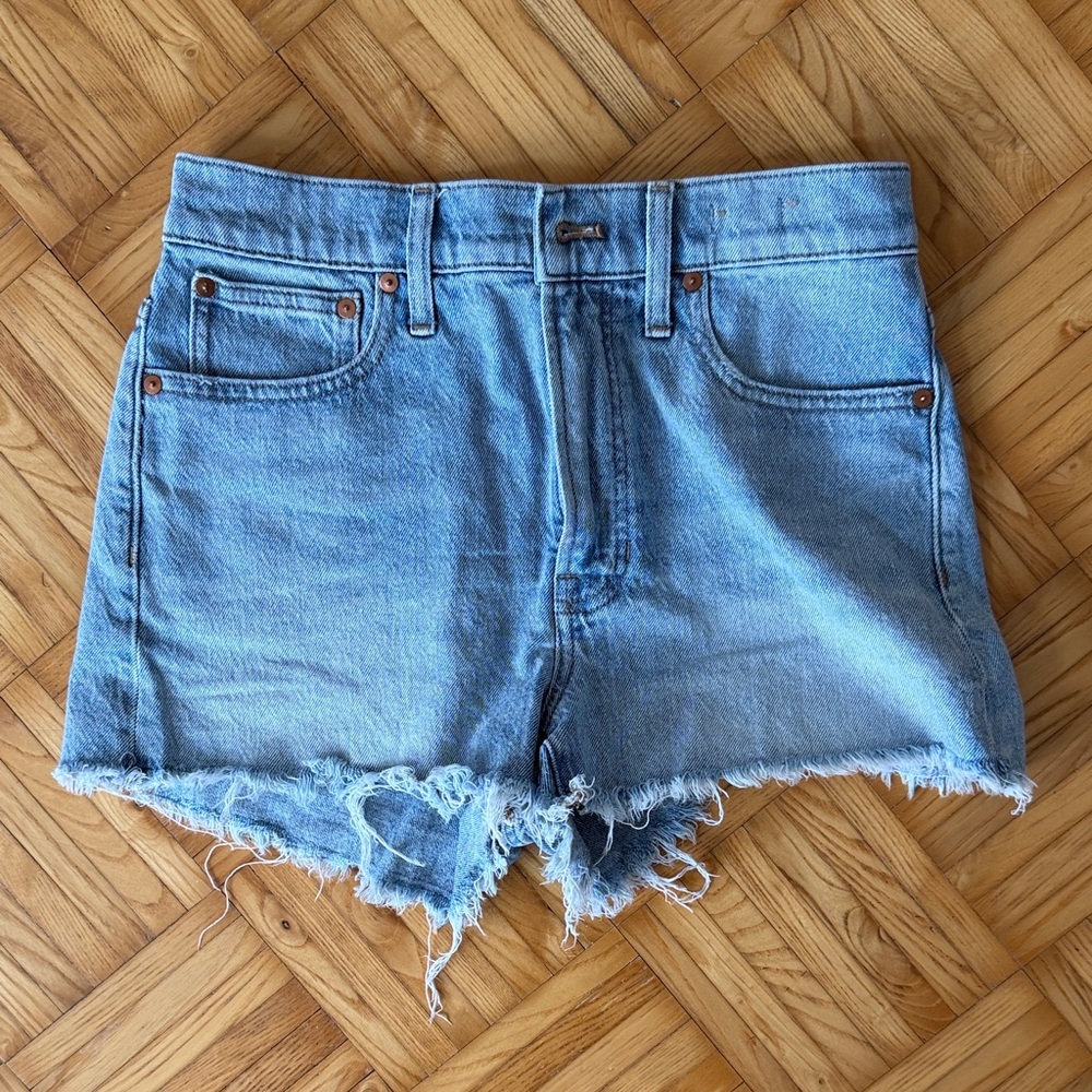 Madewell The Perfect Jean Short cutoffs